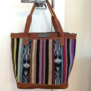 One-Of-A-Kind Nena & Co Midnight Orchid Perfect Sonia Bag